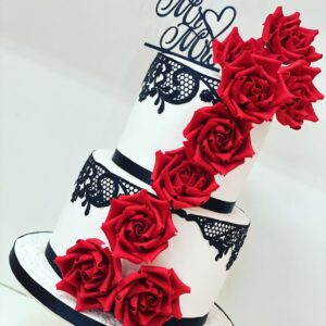 2 Tier Wedding Cake