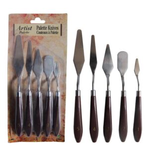 5PCS Palette Knife Painting Stainless Steel