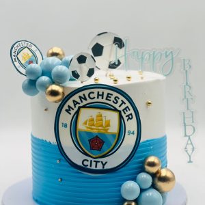 Manchester City Themed Cake