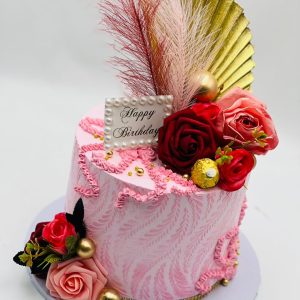 Petals of Love Floral Cake