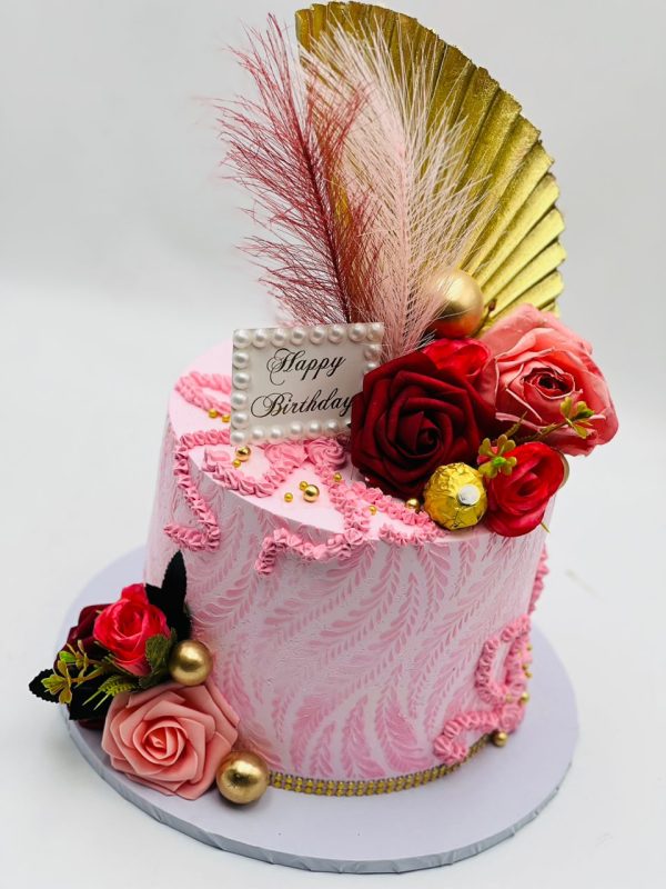 Petals of Love Floral Cake