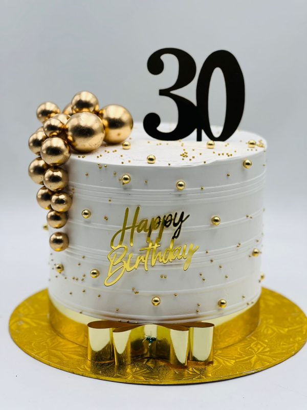 Gold Themed Cake