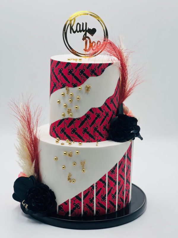 2 Tier Lobola Cake