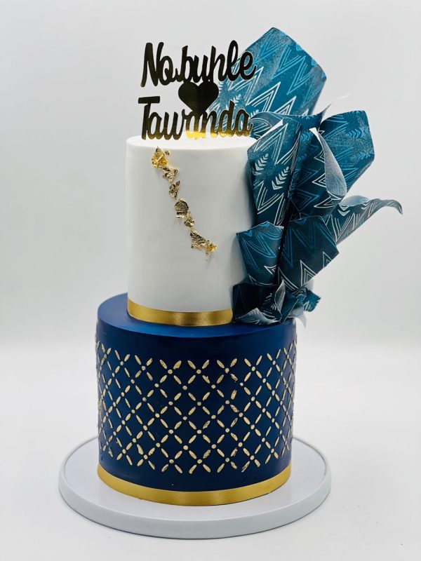 2 Tier Lobola Cake